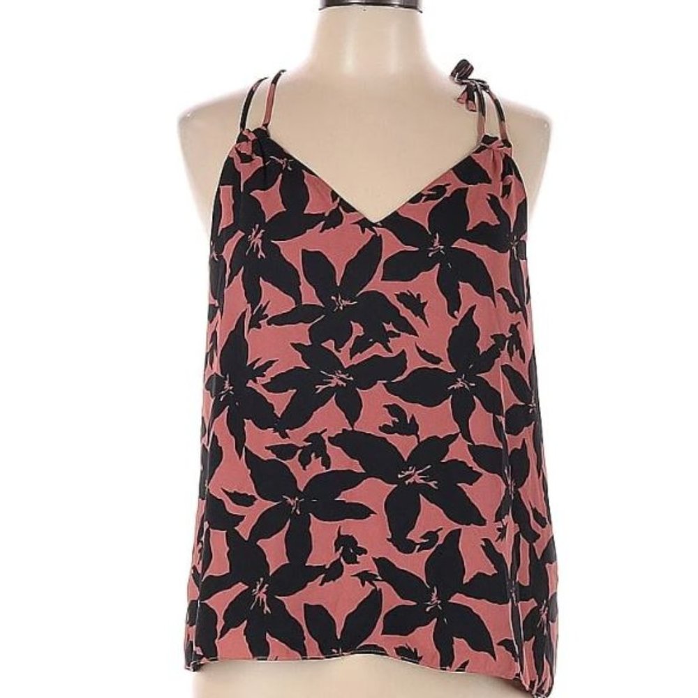 Joie Sleeveless Tank Top Racer Back Blouse - Floral Print - PERFECT CONDITION
